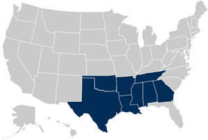 Map of USA - Mandeville, LA - American Insurance Brokers